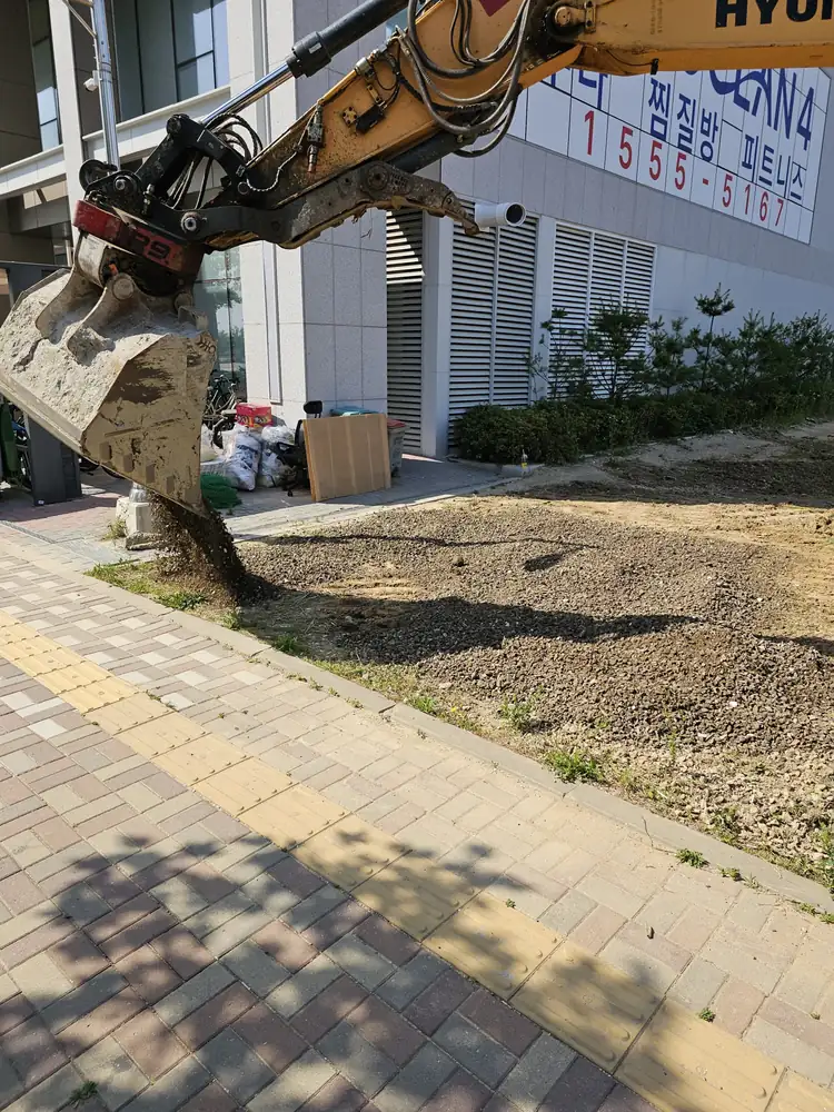 신도시 공터 인접 구획과 높이 자연스럽게 연결